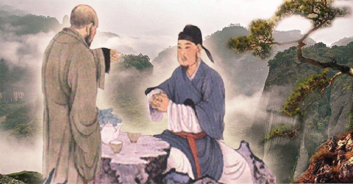 Chuông chùa đều đồng loạt gióng lên. Âm thanh uy vũ khiến cậu bừng tỉnh ngộ. 